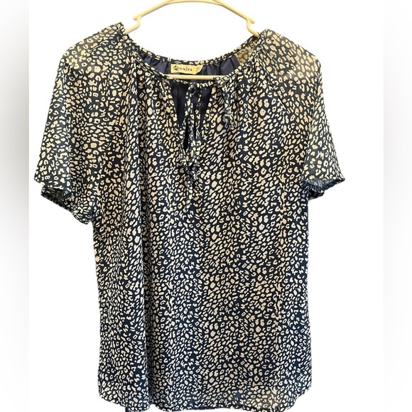 Leopard Print Dress Top Size M - Picture 3 of 6